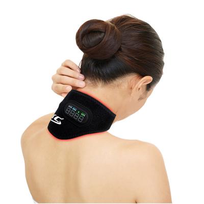 Red light and infrared therapy pad for neck 